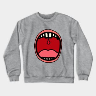 Mouth - Scream (white) Crewneck Sweatshirt